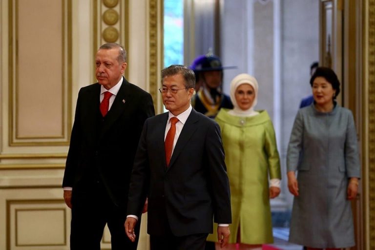 T.C. Cumhurbaşkanı Erdoğan Güney Kore’de