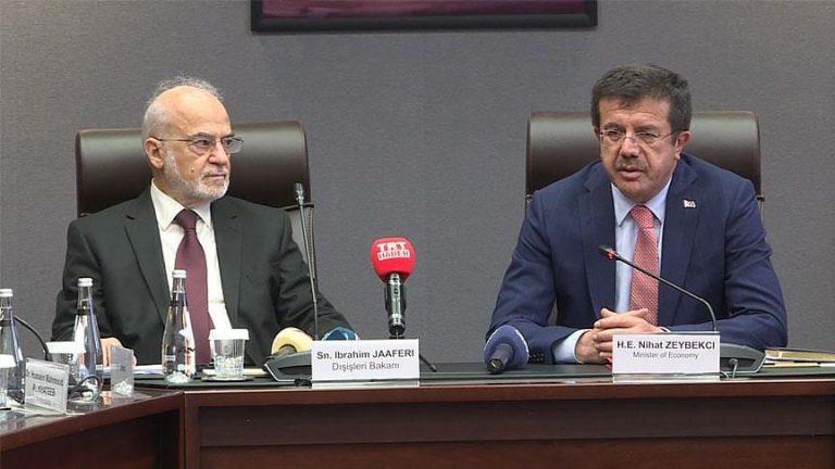 T.C Ekonomi Bakanı Irak Dışişleri Bakanıyla Görüştü